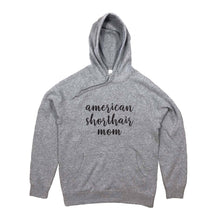 Load image into Gallery viewer, Breed Specific Cat Mom (thick cursive) Hoodie
