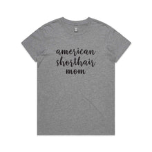 Load image into Gallery viewer, Breed Specific Cat Mom (thick cursive) Classic T-Shirt