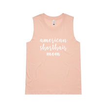Load image into Gallery viewer, Breed Specific Cat Mom (thick cursive) Ladies Tank