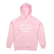 Load image into Gallery viewer, Breed Specific Cat Mom (thick cursive) Hoodie