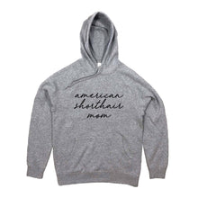 Load image into Gallery viewer, Breed Specific Cat Mom (thin cursive) Hoodie