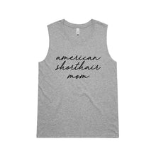Load image into Gallery viewer, Breed Specific Cat Mom (thin cursive) Ladies Tank