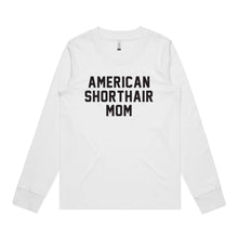 Load image into Gallery viewer, Breed Specific Cat Mom Long Sleeve T-Shirt
