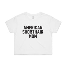 Load image into Gallery viewer, Breed Specific Cat Mom Crop T-Shirt