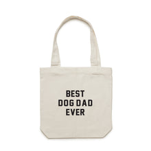 Load image into Gallery viewer, BEST DOG DAD EVER Luxe Tote Bag