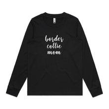 Load image into Gallery viewer, Breed Specific Dog Mom (thick cursive) Long Sleeve T-Shirt