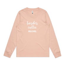 Load image into Gallery viewer, Breed Specific Dog Mom (thick cursive) Long Sleeve T-Shirt
