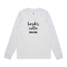 Load image into Gallery viewer, Breed Specific Dog Mom (thick cursive) Long Sleeve T-Shirt