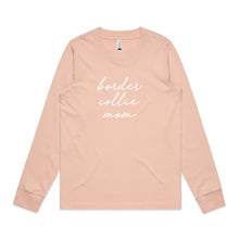 Load image into Gallery viewer, Breed Specific Dog Mom (thin cursive) Long Sleeve T-Shirt
