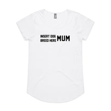 Load image into Gallery viewer, Border Collie Mum Breed Illustration Ladies T-Shirt