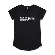 Load image into Gallery viewer, Breed Specific Dog Mum Ladies T-Shirt
