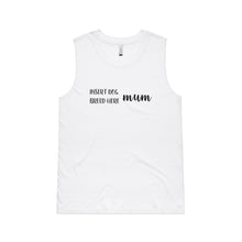 Load image into Gallery viewer, Breed Specific Dog Mum (thick cursive) Ladies Tank