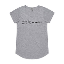 Load image into Gallery viewer, Breed Specific Dog Mum (thin cursive) Ladies T-Shirt