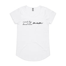 Load image into Gallery viewer, Breed Specific Dog Mum (thin cursive) Ladies T-Shirt