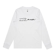Load image into Gallery viewer, Breed Specific Dog Mum (thin cursive) Long Sleeve T-Shirt