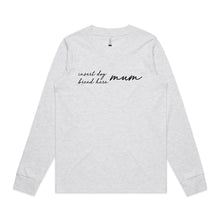 Load image into Gallery viewer, Breed Specific Dog Mum (thin cursive) Long Sleeve T-Shirt