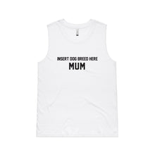 Load image into Gallery viewer, Bulldog Mum Breed Illustration Ladies Tank