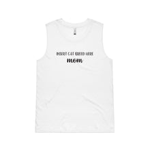 Load image into Gallery viewer, Breed Specific Cat Mom (thick cursive) Ladies Tank