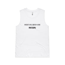Load image into Gallery viewer, Husky Mum Breed Illustration Ladies Tank