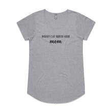 Load image into Gallery viewer, Breed Specific Cat Mom (thick cursive) Ladies T-Shirt
