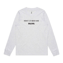 Load image into Gallery viewer, Breed Specific Cat Mom (thick cursive) Long Sleeve T-Shirt