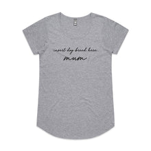 Load image into Gallery viewer, Breed Specific Dog Mum (thin cursive) Ladies T-Shirt