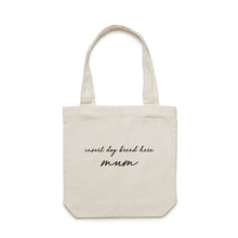 Load image into Gallery viewer, Breed Specific Dog Mum (thin cursive) Luxe Tote Bag