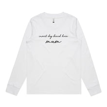 Load image into Gallery viewer, Breed Specific Dog Mum (thin cursive) Long Sleeve T-Shirt