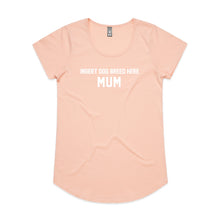 Load image into Gallery viewer, Kelpie Mum Breed Illustration Ladies T-Shirt