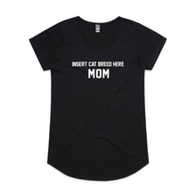 Load image into Gallery viewer, Breed Specific Cat Mom Ladies T-Shirt
