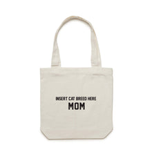Load image into Gallery viewer, Breed Specific Cat Mom Luxe Tote Bag