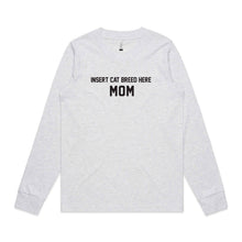 Load image into Gallery viewer, Breed Specific Cat Mom Long Sleeve T-Shirt