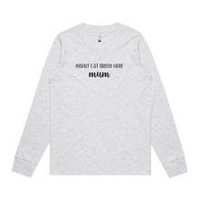Load image into Gallery viewer, Breed Specific Cat Mum (thick cursive) Long Sleeve T-Shirt
