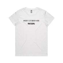 Load image into Gallery viewer, Breed Specific Cat Mum (thick cursive) Classic T-Shirt