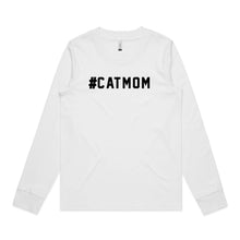 Load image into Gallery viewer, #CATMOM Long Sleeve T-Shirt