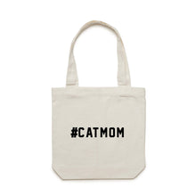Load image into Gallery viewer, #CATMOM Luxe Tote Bag