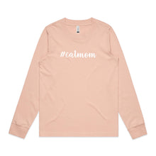 Load image into Gallery viewer, #catmom (thick cursive) Long Sleeve T-Shirt