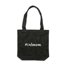 Load image into Gallery viewer, #catmom (thick cursive) Luxe Tote Bag