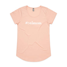 Load image into Gallery viewer, #catmom (thick cursive) Ladies T-Shirt