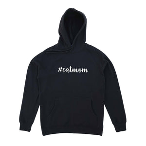 #catmom (thick cursive) Hoodie