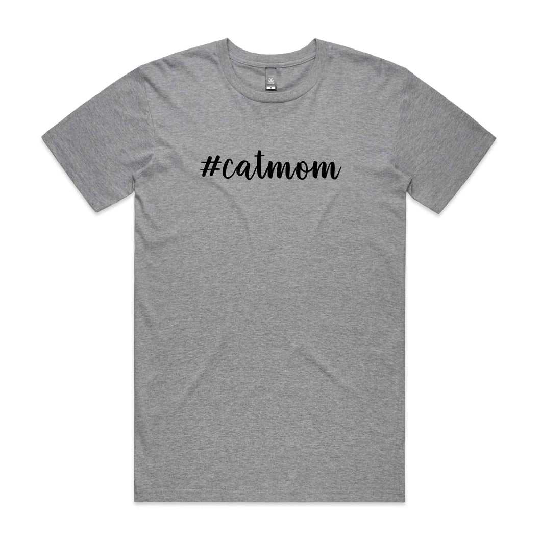 #catmom (thick cursive) Unisex T-Shirt