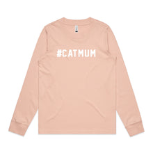 Load image into Gallery viewer, #CATMUM Long Sleeve T-Shirt