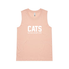 Load image into Gallery viewer, CATS Because People Suck Ladies Tank