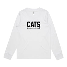 Load image into Gallery viewer, CATS Because People Suck Long Sleeve T-Shirt