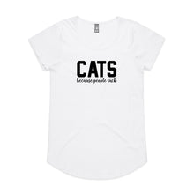 Load image into Gallery viewer, CATS Because People Suck Ladies T-Shirt
