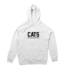Load image into Gallery viewer, CATS Because People Suck Hoodie