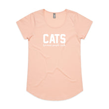 Load image into Gallery viewer, CATS Because People Suck Ladies T-Shirt