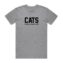 Load image into Gallery viewer, CATS Because People Suck Unisex T-Shirt
