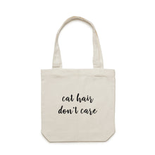Load image into Gallery viewer, CAT HAIR DON'T CARE Luxe Tote Bag
