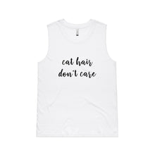 Load image into Gallery viewer, CAT HAIR DON'T CARE Ladies Tank